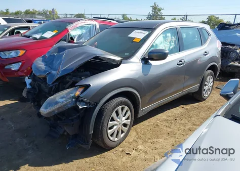 2016 Nissan Rogue S из США, поврежденный, VIN KNMAT2MV2GP633646